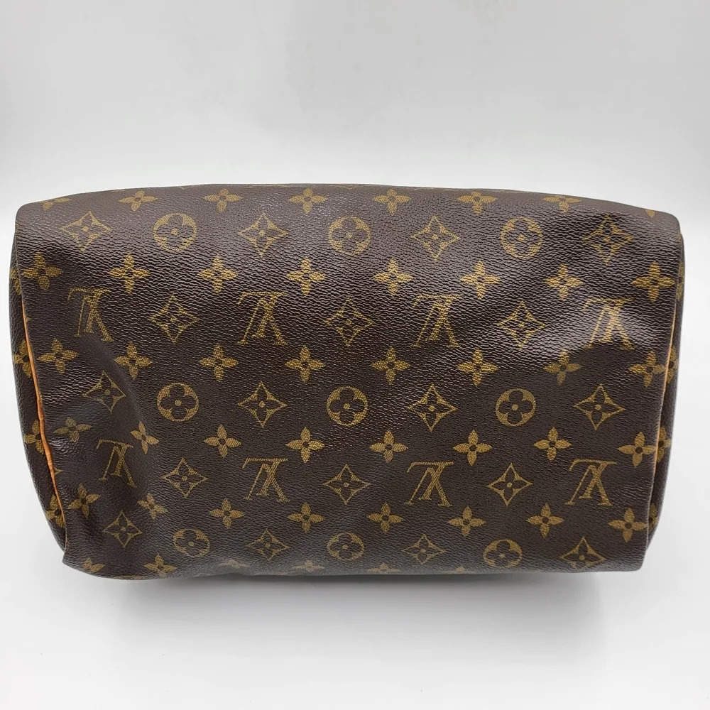 Louis Vuitton Monogram Speedy 30 Lock & Key, Full Enclosure, Authentic